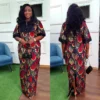 African Luxury Dresses Wedding Party Women short sleeve sequin Long Robe 2023 Evening Dress Dashiki Ankara Africa Lady Clothing - Image 4