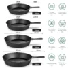 Cast Iron Skillets 14/20cm Frying Pan Cooking Pot Breakfast Pan Omelette Pancake Pot Restaurant Chef Induction Cooking Cookware - Image 2