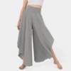 Women Wide Leg Pants Loose Fitness Split Trousers Mandala High Waisted Open Leg Pants Comfort Gypsy Hippie Aladdin Harem Pants - Image 2