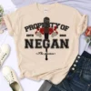 the Walking Dead tshirt women graphic Y2K summer tshirt female 2000s harajuku clothes - Image 4