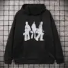 Sycpman American Style Retro Portrait Printed Hoodies Autumn and Winter Trendy Loose Men's Hoodie Streetwear Casual Clothing