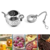 Metal Tea Strainer Teapot Shape Loose Tea Stainless Steel Infuser Leaf Tea Maker Strainer Chain Drip Tray Herbal Spice Filter - Image 4