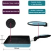 Thickened Japanese Omelette Pan / Tamagoyaki Pan, Non-stick Rectangle Mini Egg Frying Pan - Cast Iron / Aluminum Alloy - Image 6