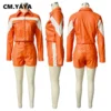 CM.YAYA Faux Leather Moto Biker Style Women's Set Long Sleeve Tops and Shorts Suit 2023 Fashion Two 2 Piece Set Outfit Tracksuit - Image 6