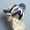 New Women Genuine Real Natural Mink Fur Hat Adult Handmade Warm Winter Baseball Cap Luxury Lady Elegant Stylish Warm Caps - Image 2