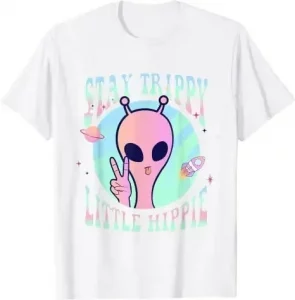 Harajuku Gothic Female Tshirt Creative Alien Print Tops Women Summer Fashion Casual Tops Ladies Clothing Tee Ropa Mujer - Image 4