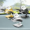 Car Fragrance Astronaut Doll Fine Workmanship Rotary Solar Power Car Airplane Aromatherapy For Van Air Vent - Image 2