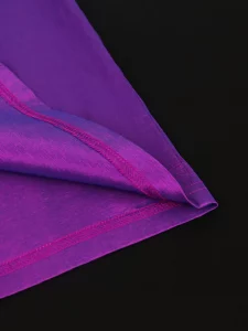ONTINVA Purple Bodycon Dresses Plus Size Short Ruffles Sleeve High Waist Pleated Sexy Slit Midi Evening Cocktail Party Gowns 4XL - Image 6