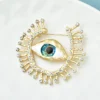 Wuli&baby Big Blue Eye Round Brooches Women Unisex New Design Charming Eyes Party Office Brooch Pin Gifts - Image 3