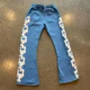 American Harajuku retro hand-painted foam sweatpants 2024 new men's and women's casual street fashion sports y2k pants Man pants - Image 4