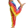 Women'S Pants Women'S Sweatpants Hippie Bohemian Palazzo Yoga Scrunched Bottom Women'S Tie Dye Harem Pants Vetement Femme - Image 2