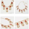 Charm Sexy 18k Gold Plated Tassels Chain Waist Belly Belt Women Shiny Red Crystal Summer Beach Bikinis Body Chains Goth Jewelry - Image 5