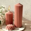 Spire Long Pillar Candle Wax Mold Tooth Fine Cylinder Candle Acrylic Plastic Mould Handmade Aromatherapy Candle Making Supplies - Image 2