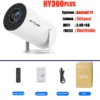 DITONG HY300 Plus HD Projector portatil 4K 1280x720P Android 11 Wifi6 LED Video Home Theater Cinema Phone mini Proyector Movie - Image 6