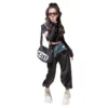Hip Hop Kids Clothes Girls Sets Slim T-shirt Tops High Waist Black Denim Wide Leg Pants Jazz Girl Dance Suits Spring Autumn 2024 - Image 6