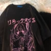 T Shirts Women's Anime Y2k Oversized T Shirt Print Kawaii Clothing Japanese Graphic Streetwear T Shirt Harajuku Grunge Tops - Image 2