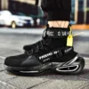 High Top Socks Chunky Sneakers Men Shoes Design New Fashion Thick Sole Light Sport Running Athletic Shoes for Men White Black - Image 3