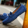 Men Loafers Soft Moccasins Shoes Man High Quality Mens Slip on Shoes Casual Suede Genuine Leather Walking Shoes Big Size 38-49 - Image 4