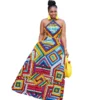 African Dresses For Women Elegant Dashiki Summer Spaghetti Straps Maxi Dress Ladies Traditional Africa Clothing Fairy Long Dress - Image 5