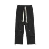 Baggy Cargo Pants Pant Trousers for Men Streetwear Y2k Techwear Man Wide Many Pockets Grey Black Fashion Tactical Jogger Tube - Image 5