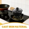 7pcs Iron Pan Pots Set Nonstick Frying Pans Egg Skillet Omelette Pans Saucepan Cooking Pots Kitchen Cookware - Image 3