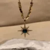 Blue starry Sun pendant necklace - Image 5