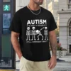 Skeleton Autism It's Not A Disability It's A Different Ability T Shirt Harajuku Short Sleeve T-shirt 100% Cotton Graphics Tshirt - Image 4