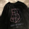 Gothic Bear Print Women T Shirts Harajuku Tshirt Clothes Summer Short Sleeve Graphic Tee Streetwear Tops Female T Shirt - Image 4