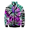 Fashion Colorful Spiral 3d Printed Jacket Men Hip Hop Street Oversized Coat Personality Zipper Jackets Kids Tops Women Clothes - Image 3