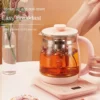 220V 1.8L Glass Automatic Electric Kettle with Thermostat for Office and Home Multipurpose Herbal Tea Maker Health Pot - Image 5