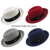 NEW Pork pie hat brim men women Fedora classic gentleman bowler hat cosplay derby bowler English hat panama jazz hat wholesale - Image 6