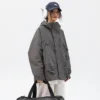 American Style Retro Outdoor Large Pocket Design Sense Charge Clothes 2024 Spring Japanese Hooded Jacket For Men And Women - Image 6