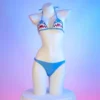 Women Sexy Bikini Set Shark Print Swimwear Bathing Suit Bra Top with Panties Female Minimal Coverage Swimsuit Lingerie Underwear - Image 3