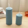 New Aromatherapy Candle Plastic Mold Large Peaked Fine Tooth Cylindrical Candle Making Kit Geometric Shape Acrylic Pc Molds - Image 4