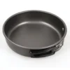 Outdoor Folding Nonstick Flat Frying Pan 18cm 20cm 22cm Camping Pan - Image 2