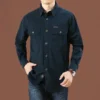 Men Military Outdoor Shirts Male Cotton Multi-pocket Tooling Casual Shirts High Quality Man Solid Color Long Sleeve Shirts 5XL - Image 3