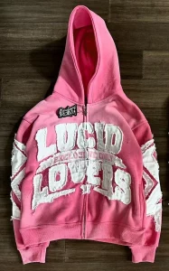 American Y2K Colorful Letter Pattern Trendy Zipper Hoodie Men's Loose Casual Jacket Rap Style Street Fashion Hip-hop Style - Image 4