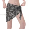 Dark Pagan Witches Gothic Goth Kaftan Sarong Swimsuit Women Perspective Ladies Skirt Bikinis Cover-Ups Skirts - Image 3