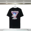 Summer new Hip Hop Uk Drill style printed T-shirt men and women street casual cotton Casab1anca Short sleeve T-shirt - Image 5