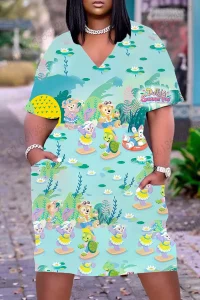 Disney Dresses Plus Size Xxxl Elegant Dresses for Women for Party Woman Elegant Dress 5xl Large Size Women's Clothing Chic 2022 - Image 6