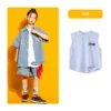 Fashion Denim Jeans Shirt Shorts Kids Hip Hop Dancing Clothes for Girls Boys Jazz Dancewear Street Dance Wear Ballroom Costumes - Image 5