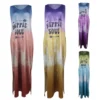 Women Dresses Fashion Boho V Neck Sleeveless Gradient Color HIPPIE SOUL Pockets Long Loose Dress платья для женщин Summer 2021 - Image 6