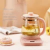 220V 1.8L Glass Automatic Electric Kettle with Thermostat for Office and Home Multipurpose Herbal Tea Maker Health Pot - Image 4