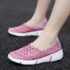 Women's Shoes Summer Sneakers Lightweight Casual Flats Handmade Comfortable Walking Shoes Slip On Ladies Loafers Big Size 35-42 - Image 2