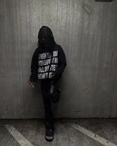 2024 American Trendy Brand Colorful Coat Women Y2k New Letter Printed Pullover Hoodie Retro Versatile Oversized Sweatshirt Men - Image 3