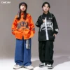 Hip Hop Girls Cool Shirt Loose Jeans Boys Jazz Jacket Cargo Pants Children Streetwear Costumes Kids Street Dance Clothes Sets - Image 5