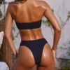 2024 New Bikini Women Swimsuit 2 Piece Swimwear Sexy Beachwear Cutout Bath Suit Bandage Bikinis Sets Biquinis Swimming Suits - Image 5