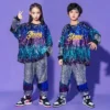 Kids Ballroom Dancing Clothes Hip Hop Costumes for Girls Boys Jazz Stage Outfits Dancewear Party Street Dance Wear T Shirt Pants - Image 2