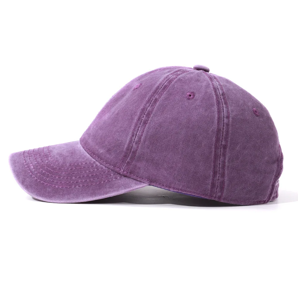 15Colors Spring Summer Cap Women Ponytail Baseball Hat Fashion Hats Men Baseball Gorro Cotton Outdoor Simple Vintag Visor Casual - Image 2
