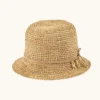 Fashion Summer Handmade Raffia Straw Hat For Women Elegant Letter Hat Beach Wide Brim Boater Bucket Hat Designer Hats Chapeau - Image 3